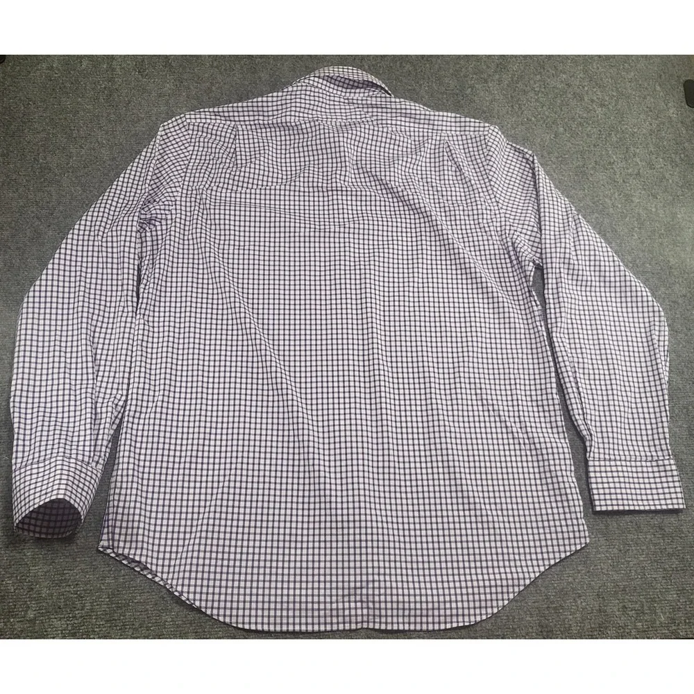 Polo Ralph Lauren Purple & White Gingham Performance Long Sleeve T-Shirt Size XL